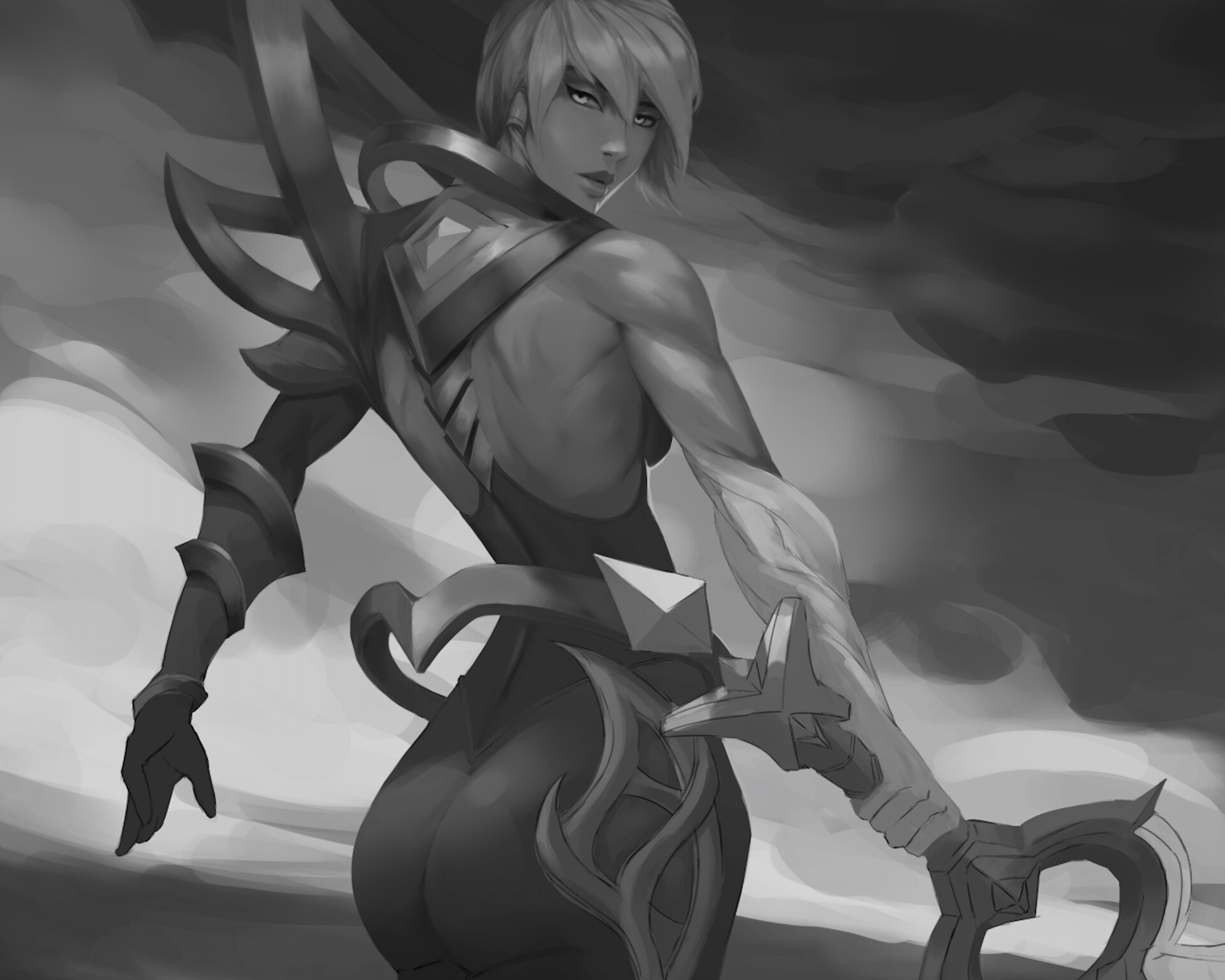 bw riven fanart dota2